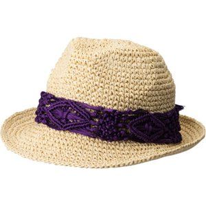 2 Physician Endorsed Makena SunHats with Trim (plum, turquoise)